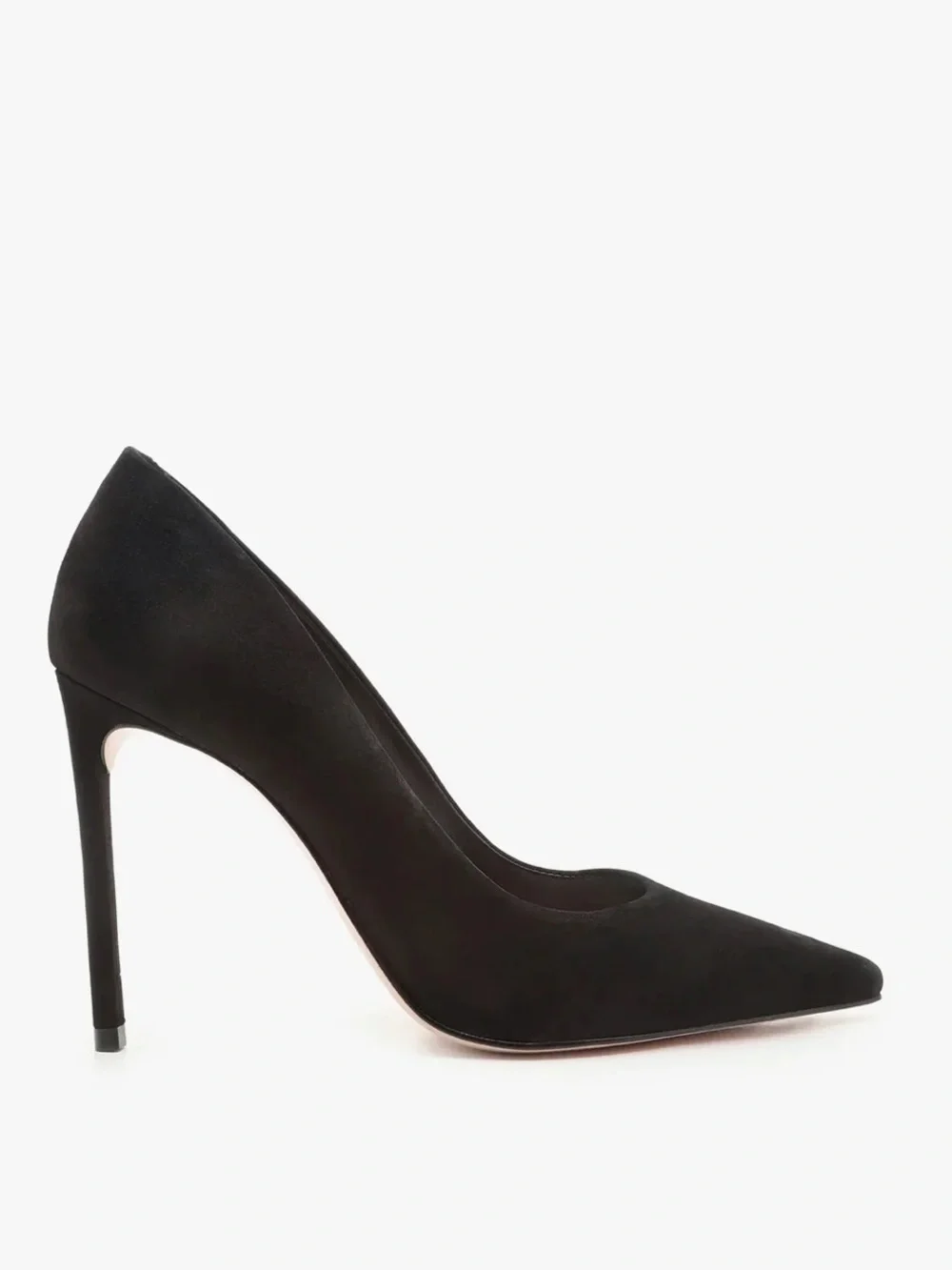 SCHUTZ Black Suede Stiletto Pump  - 6.5